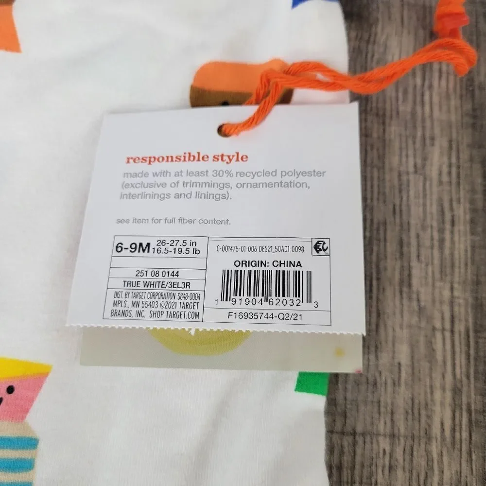 Christian Robinson People One Piece Size 6-9 months‎